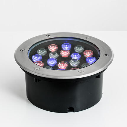 Грунтовой светодиодный светильник 18W RGB свечение