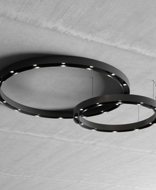 Светодиодный дизайнерский светильник кольцевой точечный (свечение вниз) ST-RING-POINT-DOWN-1000