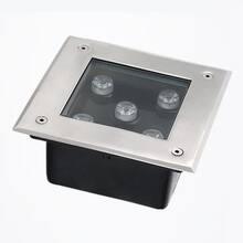 Ландшафтный встраиваемый светильник грунтовой STLU-Landscape-Square120-5W