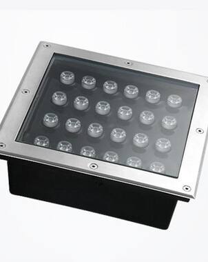Ландшафтный встраиваемый светильник грунтовой STLU-Landscape-Square250-24W